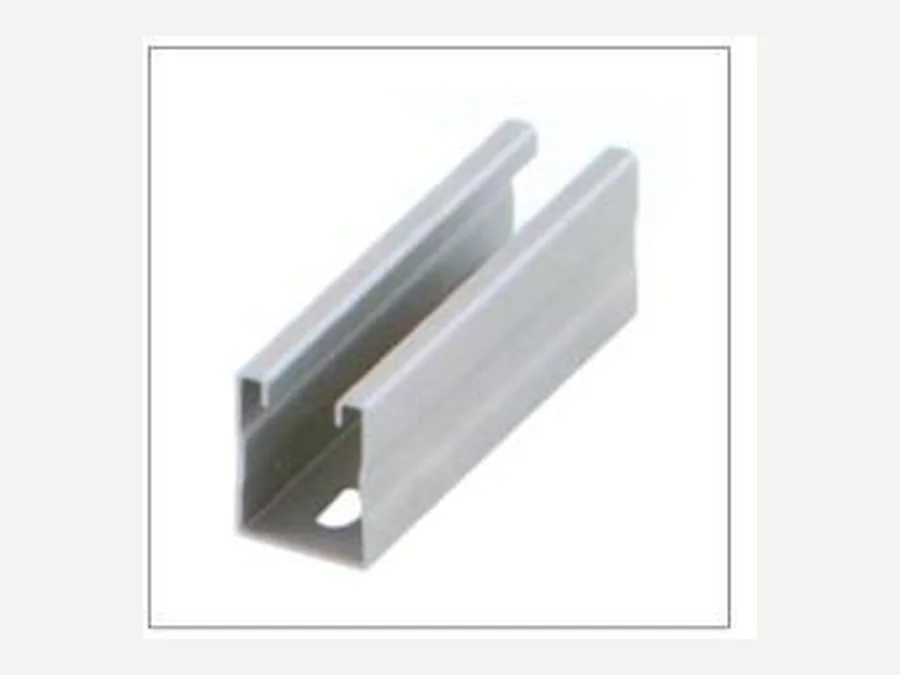 Hot-dip galvanized solar support beam profile