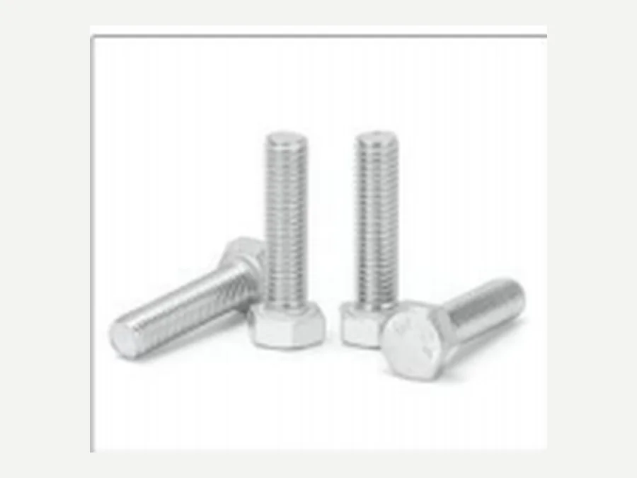 Stainless steel external hexagon bolts for solar mounting hardware