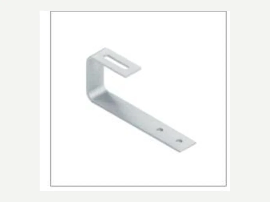 304 stainless steel solar roof hook with slotted rail connection