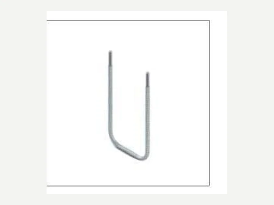 Hot-dip galvanized U-shaped embedded anchor for solar foundations